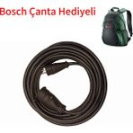 Hes 3x4 mm Araç Şarj Uzatma Kablosu - Tüm Araçlar Için Uyumlu - Çanta Hediyeli - 15 Metre