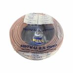 Hes Kablo 2,5 mm² Nya Tam Bakır TSE Kablo H057V-U - 100 Metre Kahverengi