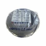 Hes Kablo 2,5 mm² Nya Tam Bakır TSE Kablo H057V-U - 100 Metre Siyah
