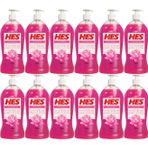 Hes Sıvı Sabun 750ml Yeni Bahar, 12'li Set