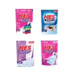 Hes Soda/Leke Sökücü R./Leke Sökücü B./Tül ve Çamaşır Beyazlatıcı 500gr 4lü Temizlik Paket, Hes4