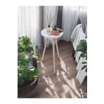 HESA Yüksek Yan Sehpa Koltuk Sehpası Balkon küçük çiçek koyma Sehpası Beyaz