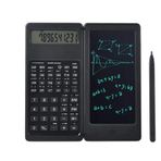 Hesap Makinası Silinebilir Lcd Yazı Tabletli Kalemli Katlanabilir Bilimsel Hesap Makinesi