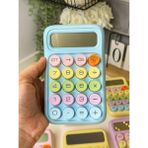 Hesap Makinesi Daktilo Stili Büyük LCD Ekran Kolay Okuma Yuvarlak Tuşlu Hesap Makinesi 12 Haneli 20 Tuşlu - Açık Mavi - 20 Tuşlu 15 x 9 cm