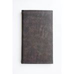 Hesap Sümeni Adisyon Kabı Vegan Deri 12 X 20 Cm Koyu Kahverengi