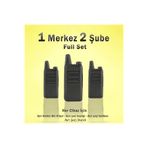 HESAPLI DEPOM Çaycı Telsizi 1 Merkez 2 Şube Kulaklık Hediyeli Full Set
