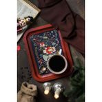 Hesaplı Kasa Fındıkkıran Nutcracker Desenli Metal Klasik Tepsi, 23,3 x 30,7 cm - 1 Adet