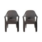Hesaplimagazam Bs Plastik Rattan Polo 2 Adet Plastik Sandalye 2 Renk