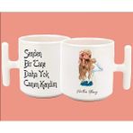 Hesaplısı Burada İsimli Senden Bi Tane Daha Yok Canım Kendim Baskılı T Kulp Kupa