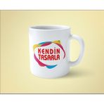 Hesaplısı Burada Kendin Tasarla Logo Resim Basılı Kupa Bardak