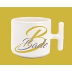 Hesaplısı Burada Kişiye Özel B Harfli ve İsimli Gold Gri T Kulplu Baskılı Beyaz Kupa Bardak