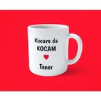 Hesaplısı Burada Kocam Da Kocam , Karım Da Karım Isimli 2'li Baskılı Kupa Bardak