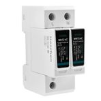 Heschen Aşırı gerilim koruma cihazı SPD, WR-T2-AC, 2P 275V 20KA, T2 tipi, alev , alçak gerilim paratoner cihazı, 35 mm DIN ray montajı, TÜV listelenmiştir