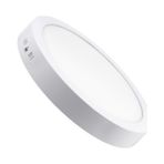 Heslight 18W LED Panel Sıva Üstü Yuvarlak - 4000K - Ilık Beyaz