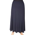 Hesna Hesna, Rana Çapraz Model Lacivert Krep Etek - 4