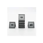Hesna Natural 11-20 silver Masa Numarası Kafe Lokanta Otel Büfe Restoran için plaka pleksi 5x5 cm