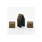 Hesna Natural 21-30 gold Masa Numarası Kafe Lokanta Otel Büfe Restoran için plaka pleksi 5x5 cm