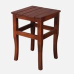 Hestia Ahşap Ceviz 45 cm Tabure