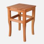 Hestia Ahşap Naturel 45 cm Tabure