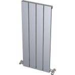 Hestia Alüminyum Radyatör Dikey 100 x 36 (4 Dilimli) - Mat Eloksal