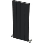 Hestia Alüminyum Radyatör Dikey 100 x 36 (4 Dilimli) - Siyah