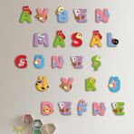 HET Concept Alfabe Ahşap Set Bebek Çocuk Yatak Odası Ev Dekorasyon Model 009 - Renkli - Bebek Çocuk Odası