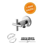 HETicaret Aç Kapa Koç Baş 4 Kollu Profesyonel Taharet Banyo Sifon Klozet Taharat Musluğu
