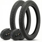 Heugers Black Cat Zırhlı Ön Arka Set Iç Dış Lastik 20X1.95 – 5 mm Zırh Kalınlığı, Elektrikli Bisikletlerle Uyumlu