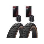 Heugers Cst Tourance Ride Ambro Amber Yanak 20x4.0 Zırhlı İç Dış Lastik Seti Elektrikli Bisikletle