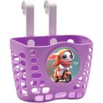 Heugers Kinderbox Bisiklet Scooter Ön Sepet – Aletsiz Kurulum, Etiket Hediyeli, 19-22,2 mm Uyumlu - Mor