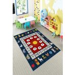 Hevia Home Yıkanabilir Antialerjik Kaymaz Taban Dijital Baskı Çocuk Halısı Çocuk Odası Bebek Odası