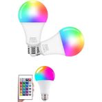 Hexa Ayarlanabilir Parlaklık Rgb LED Ampul Beyaz Lamba ve Renkli Ampul - Çok Renkli