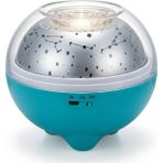 Hexa Çok Renkli LED Yıldız Projektör Gece Lambası Bluetooth Müzik Çalar ve Kumandalı Kontrol