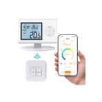 Hexa Controls Akıllı Kombi Termostatı Rt226-p3 Kablosuz Ve Wifi -
