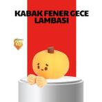 Hexa Pumpkin LED Night Light Dokunmatik Şarjlı Silikon Gece Lambası - Çok Renkli