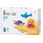 Hey Clay 6'lı Kutu Okyanus Köpek Balığı Ahtapot Vatoz Hava ile Kuruyan Kil