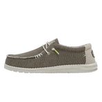 Hey Dude Erkek Wally Stitch | Erkek Loafer'lar | Erkek Slip On Ayakkabı | Rahat ve Hafif Ağırlık, Fossil, 11 Women/11 Men