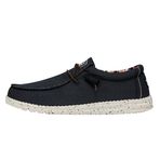 Hey Dude Wally Linen - Günlük Erkek Ayakkabıları - Hafif Konfor - Ergonomik Hafızalı Köpük İç Taban - İtalya ve Kaliforniya'da tasarlanmıştır, mavi çok, 10 UK