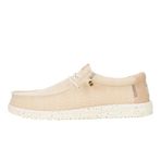 HEY DUDE Wally Stretch Sox Sneaker Günlük Ayakkabı, 45, 41898, Irish Cream/Egret, Erkek