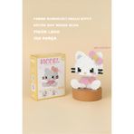 HEY GİDİ GİFT Pembe Kurdeleli Hello Kitty Model Karakter Figürü Bricks 3D Yapı Oyuncakları - 396 Parça