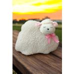 Hey Me Lisa Kuzu Suratlı 40 cm Bebek ve Çocuk Odası Oyuncaklı Peluş Yastık