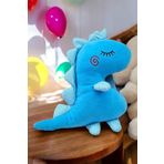 Hey Me Lisa Mavi Dinozor 40 cm Uyku Arkadaşı ve Peluş Yastık