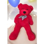 Hey Me Lisa Sevimli Peluş Ayı 80 cm Kırmızı Sevgililer Günü En Güzel Hediyeler