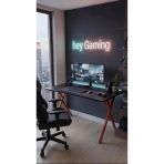 Hey Modüler Mobilya Heygaming 120 CM Siyah Kırmızı Profesyonel Oyuncu Masası