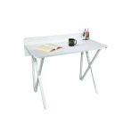 Hey Moduler Mobilya Ruya Beyaz Calisma Masasi Bilgisayar Ofis Masasi Metal Beyaz Ayakli 103 Cm