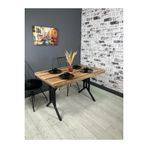 Hey Modüler Mobilya Sultan Kemençe Mutfak Yemek Masası Balkon Masası 120 Cm