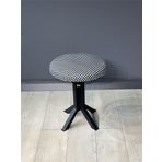 hey modüler mobilya Tabure Kazayağı Kumaş Puf Makyaj Masası Sandalyesi Metal Sandalye Tekli Çap 39 x Yükseklik 51 cm