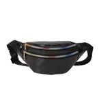 HEYANN Bel çantası, erkek, kadın, kemer çantası, su geçirmez, bel çantası, çapraz askılı çanta, spor, Fanny Pack, açık hava, seyahat, yürüyüş, jogging, fitness için, Siyah, moda
