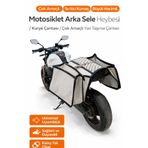 Heybe Motosiklet Arka Sele Çanta – Su Geçirmez Kurye Çantası Büyük Hacimli Universal Yan Çanta