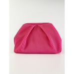 Heybes Kadın Fuşya Piliseli Clutch El Çantası - Fuşya - Pembe